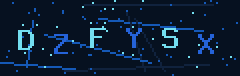 Visual verification code. If this image is difficult to read, use the math question instead.